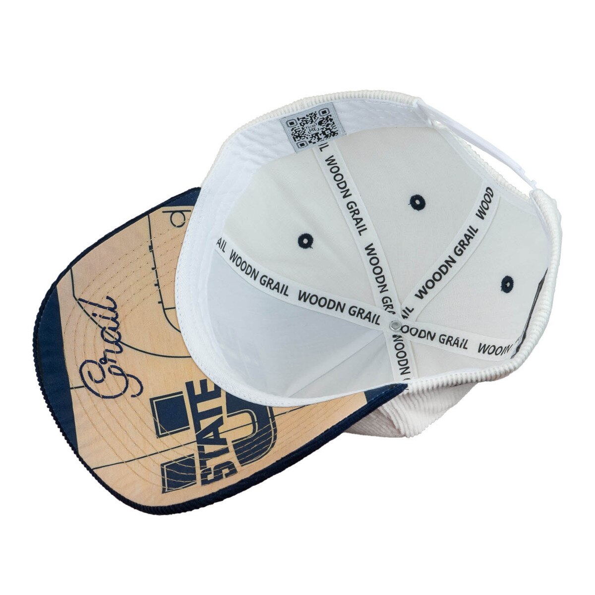 Woodn Grail U-State Embroidered Corduroy Snapback Cap